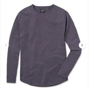 Cuts | AO Curve Hem Tee Pyca Pro Long-sleeve top Signature Fit Cast Iron Sz S